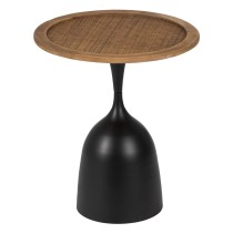 Petite Table d'Appoint Noir Doré 50 x 50 x 57 cm