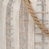 Lantern Beige Natural Bamboo Crystal 22 x 22 x 38 cm