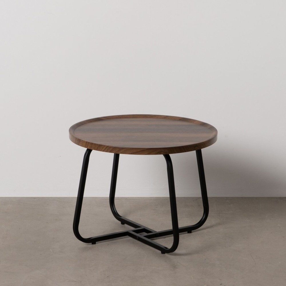 Centre Table Brown Black 50 x 50 x 38 cm