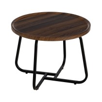 Centre Table Brown Black 50 x 50 x 38 cm