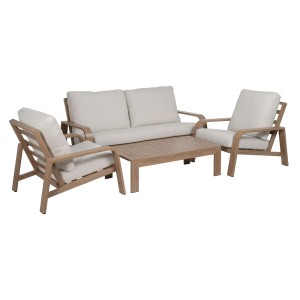 Meubles de jardin Beige Naturel 184 x 74 x 65 cm