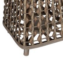 Lantern Grey Bamboo Crystal 30 x 30 x 56 cm