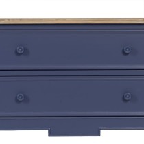 Meuble d'Appoint Bleu Naturel Bois d'épicéa Bois MDF 80 x 45 x 60 cm