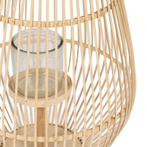 Lantern Natural Bamboo Crystal 35 x 35 x 66 cm