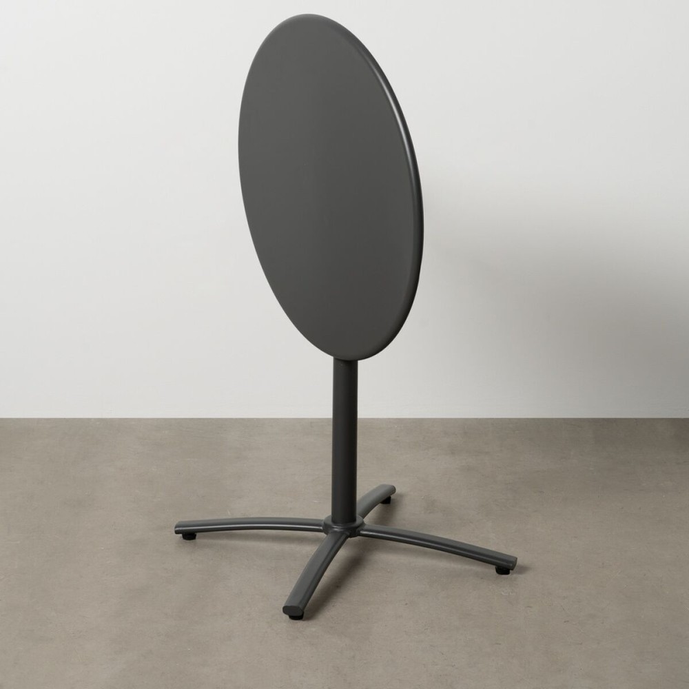 Table d'Appoint Pliable Anthracite 70 x 70 x 72 cm