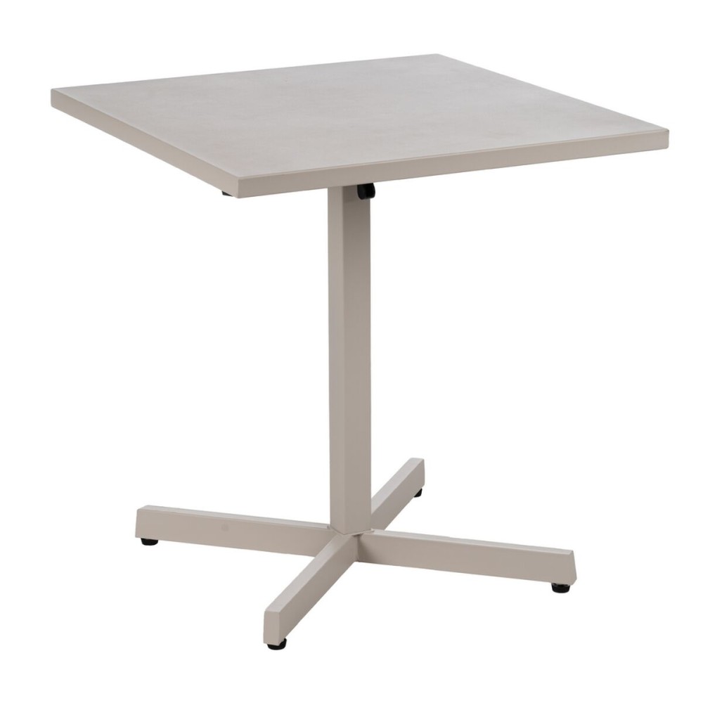 Beistelltisch klappbar Taupe 70 x 70 x 74 cm