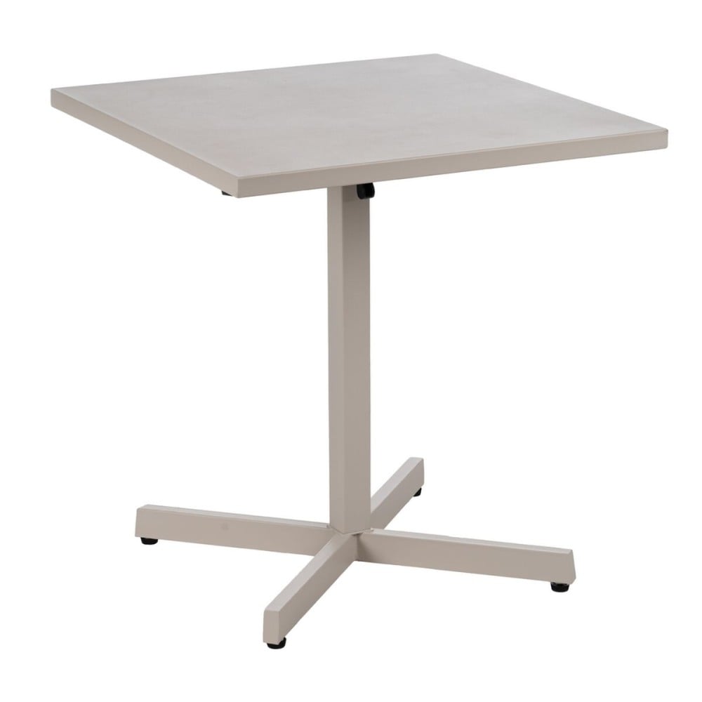 Table d'Appoint Pliable Taupe 70 x 70 x 74 cm