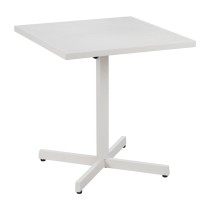 Table d'Appoint Pliable Blanc 70 x 70 x 74 cm