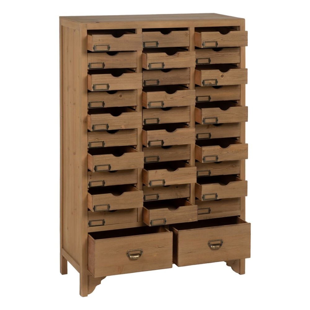 Schubladenschrank Beige Tannenholz Holz MDF 85,5 x 36,5 x 133 cm