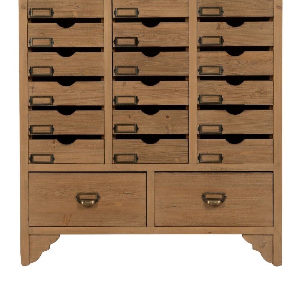 Chest of drawers Beige Fir wood MDF Wood 85,5 x 36,5 x 133 cm