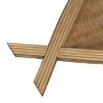 Centerpiece Beige Bamboo 70 x 30 x 11 cm (2 Units)