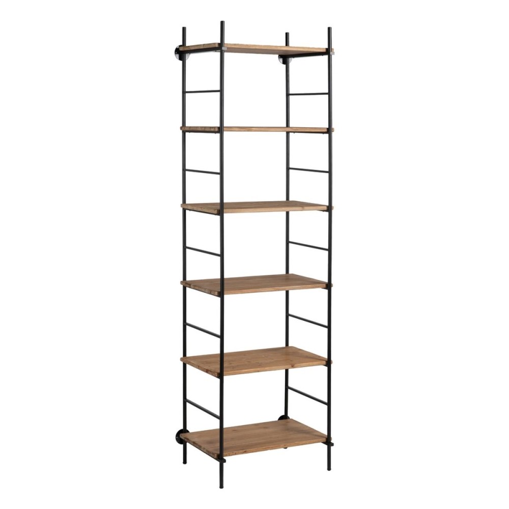 Shelves Black Beige Iron Fir wood 64 x 44 x 220 cm