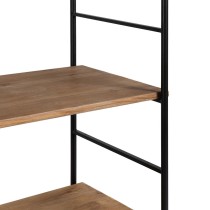 Shelves Black Beige Iron Fir wood 64 x 44 x 220 cm