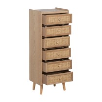 Chiffonier SAMIR Natural 40 x 30 x 104 cm