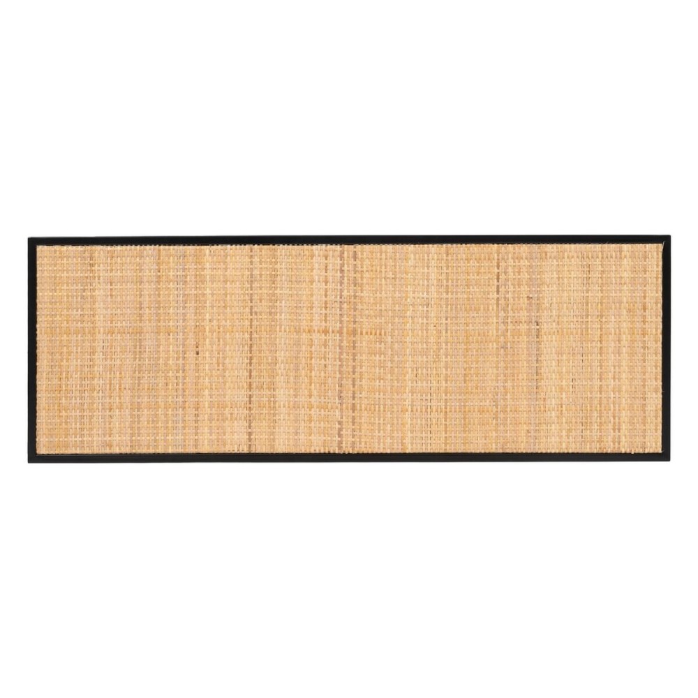 Tischdekoration Schwarz natürlich Kristall Eisen Rattan 97,5 x 34 x 35 cm (3 Stück)