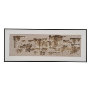 Toile Blanc Noir Abstrait 150 x 4 x 60 cm