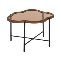 Centre Table Black Natural Crystal Iron Rubber wood 89 x 50 x 40 cm (2 Units)