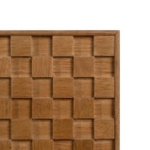 Caisson à Tiroirs MARIGNI Noir Naturel Fer Bois MDF 118 x 42 x 77 cm