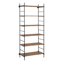 Shelves Black Beige Iron Fir wood 94 x 44 x 220 cm