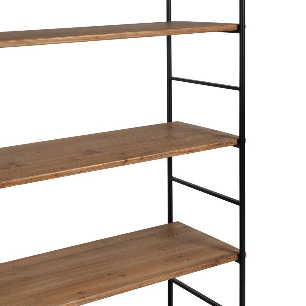 Shelves Black Beige Iron Fir wood 94 x 44 x 220 cm