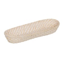 Tray White Bamboo Rattan 44 x 17 x 7 cm (2 Units)