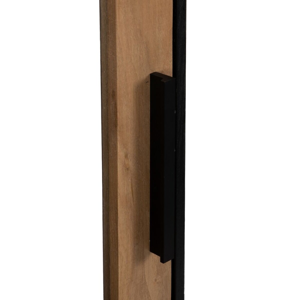 Displayständer ORLEANS Schwarz natürlich Kristall Eisen Holz MDF 61 x 40 x 196 cm