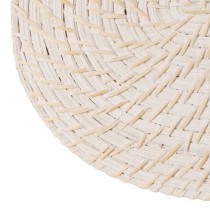 Dessous de plat Blanc Bambou Rotin 40 x 30 x 0,5 cm