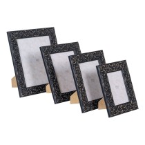 Photo frame Black MDF Wood 10 x 15 cm 17,5 x 1,5 x 22 cm