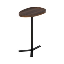 Petite Table d'Appoint Marron Noir 45 x 30 x 63 cm