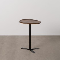 Petite Table d'Appoint Marron Noir 45 x 30 x 63 cm