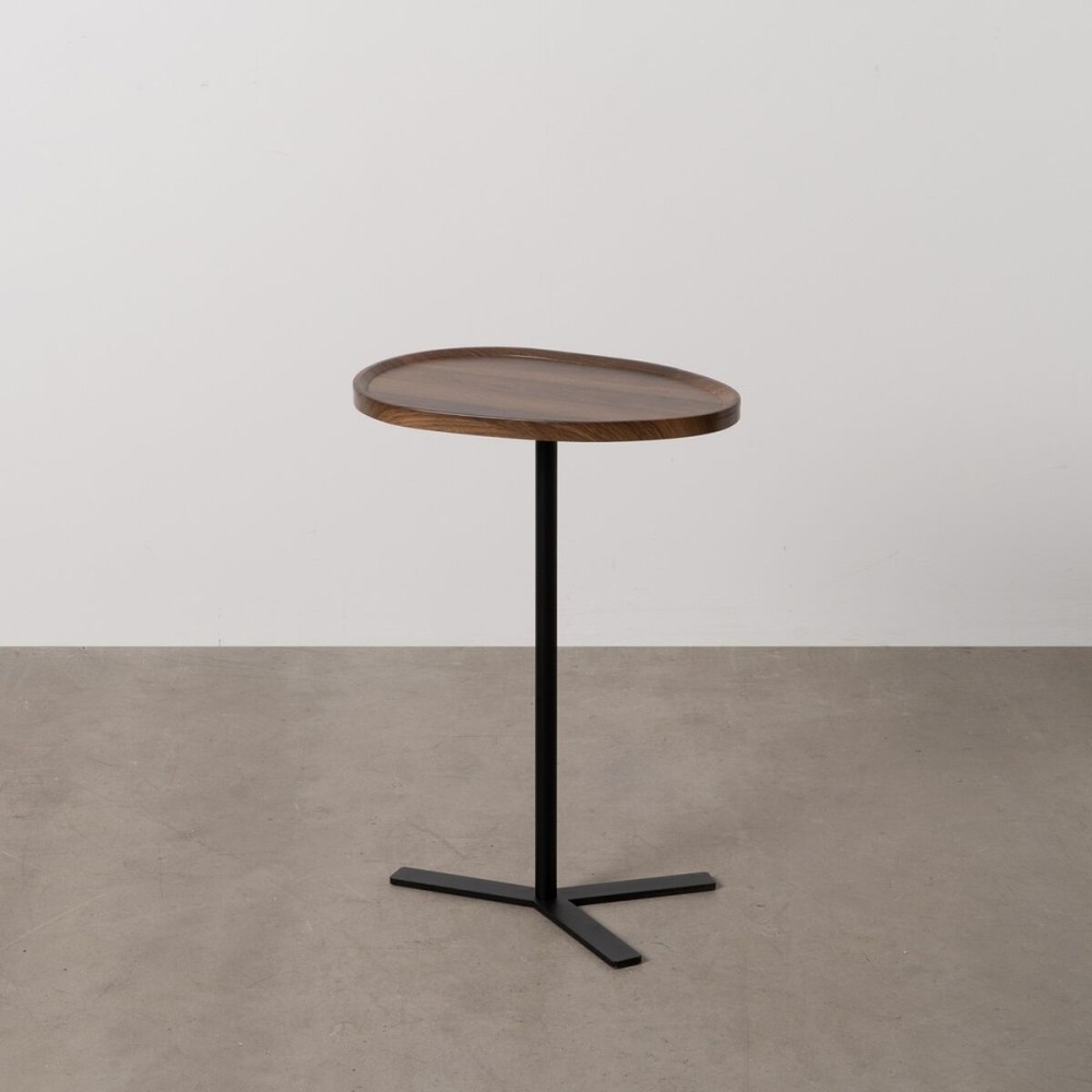 Petite Table d'Appoint Marron Noir 45 x 30 x 63 cm