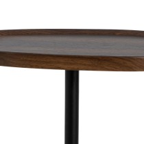 Petite Table d'Appoint Marron Noir 45 x 30 x 63 cm