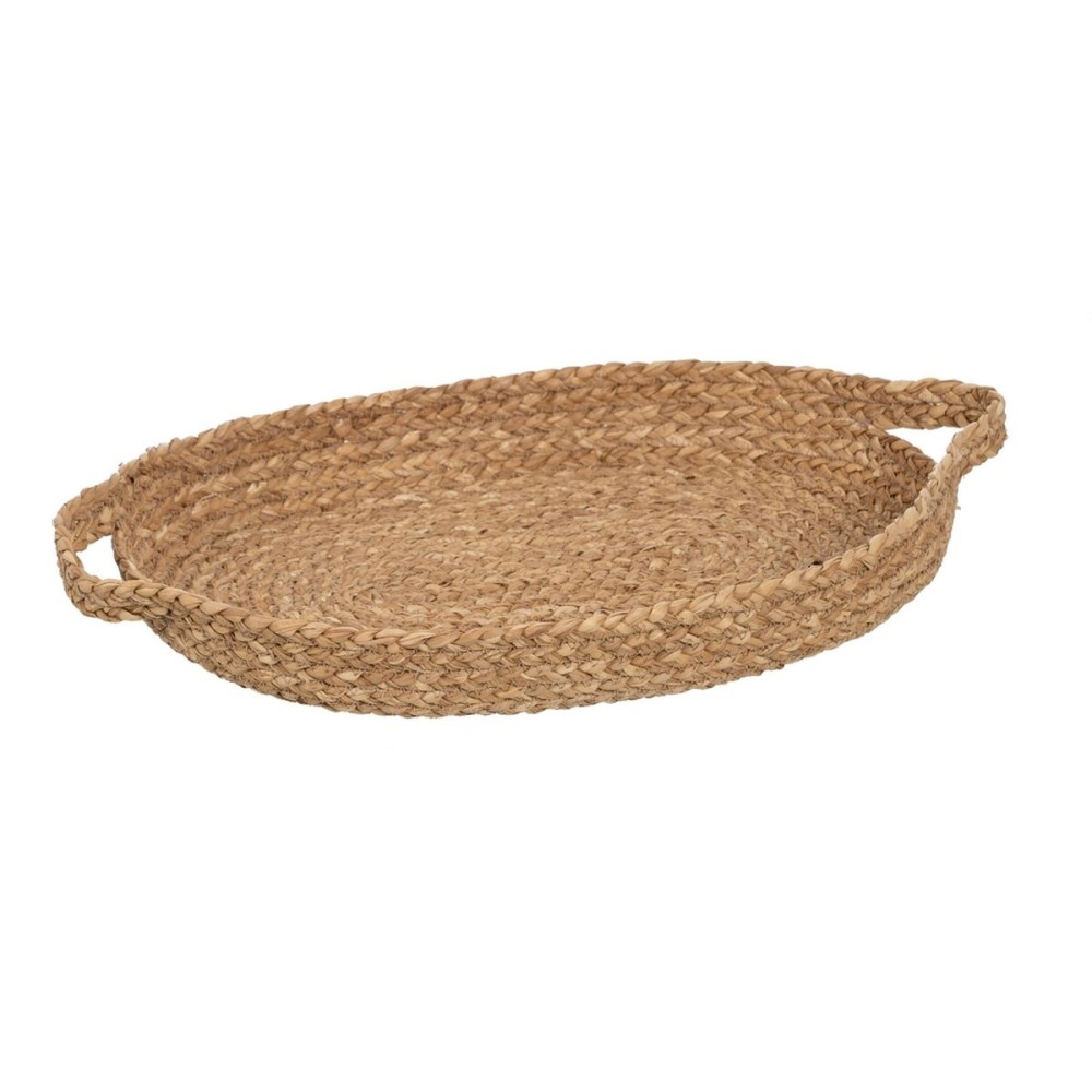 Decorative basket Natural Fibre 59 x 35 x 6 cm