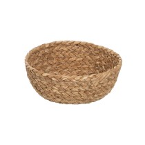 Decorative basket Natural Fibre 34 x 34 x 11 cm (3 Units)