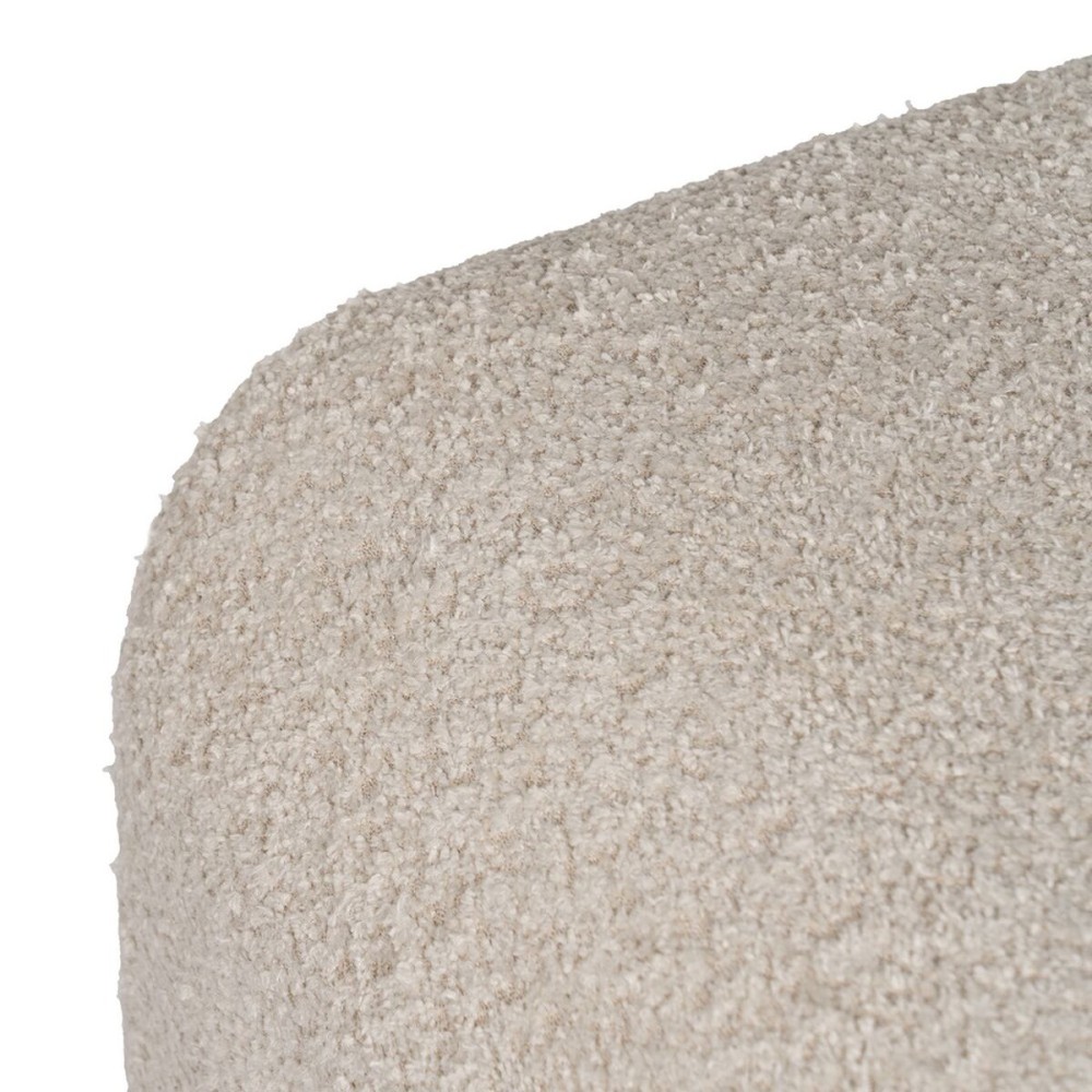 Pouffe Beige Polyester 67 X 48 X 47 CM