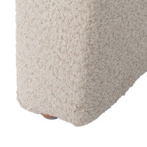 Pouf Beige Polyester 67 X 48 X 47 CM