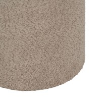 Pouffe Brown Beige MDF Wood 40 x 40 x 48 cm (2 Units)