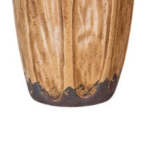 Vase Brown Ceramic 11,5 x 11,5 x 17,5 cm