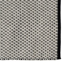 Tapis Blanc Noir 80 x 150 x 1 cm