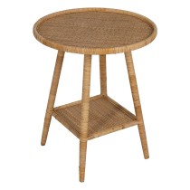 Table d'appoint Beige Rotin 60 x 60 x 71 cm