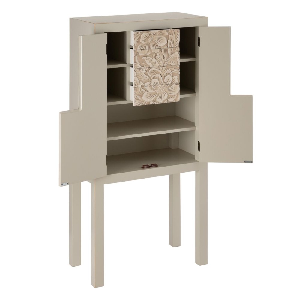 Garderobe ORIENTAL CHIC Taupe Holz MDF 60 x 30 x 130 cm