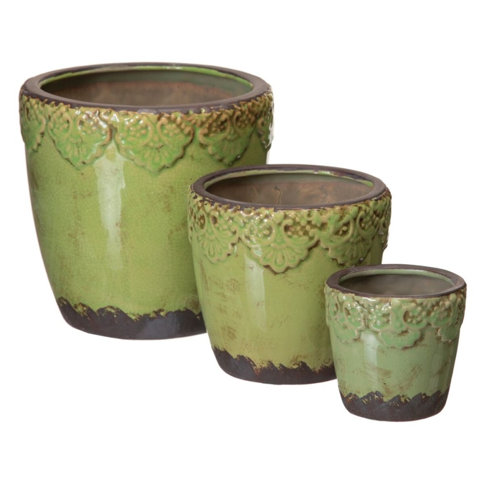 Planter Pistachio Ceramic 11,5 x 11,5 x 11 cm