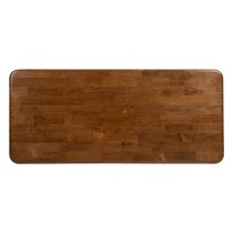 Dining Table LAGOM Black Natural Iron Rubber wood 180 x 80 x 76 cm