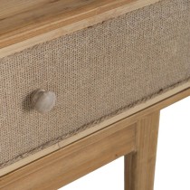 Sideboard GEREL Natural Fir wood MDF Wood Natural Fibre 115 x 37 x 80 cm