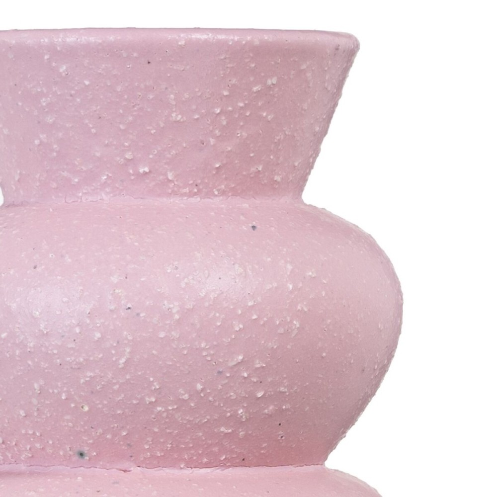 Vase Pink Ceramic 10,5 x 10,5 x 13 cm