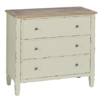 Chest of drawers Beige Natural Fir wood MDF Wood 90 X 42 X 85 CM