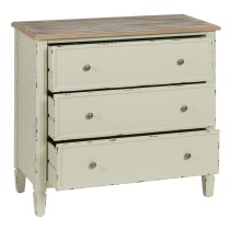 Chest of drawers Beige Natural Fir wood MDF Wood 90 X 42 X 85 CM