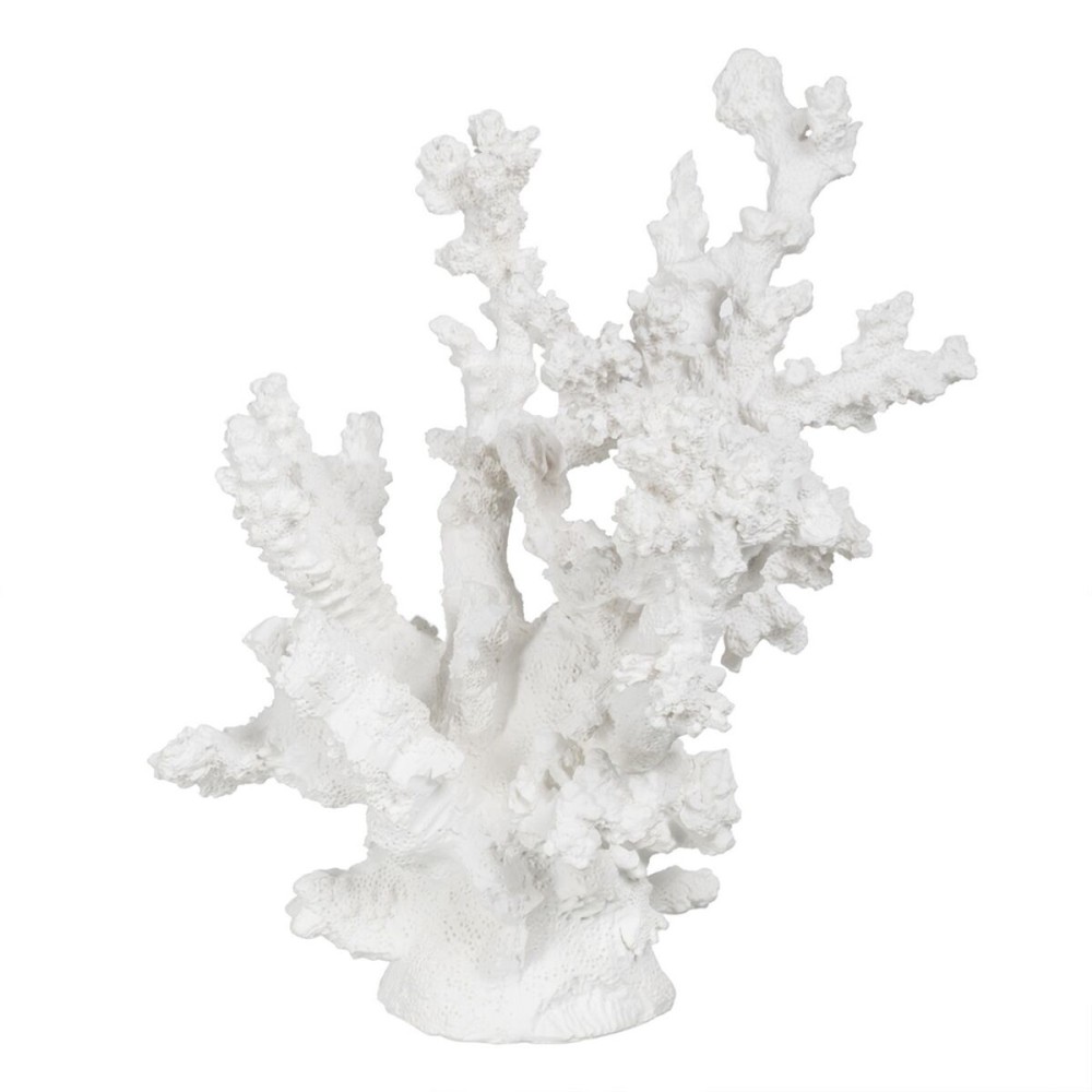 Figurine Décorative Blanc Résine Corail 17 x 17 x 20 cm