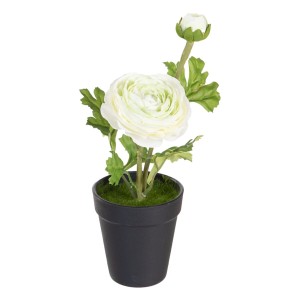 Plante décorative Polyester Polyéthylène Fer Fleur 9,5 x 9,5 x 29 cm