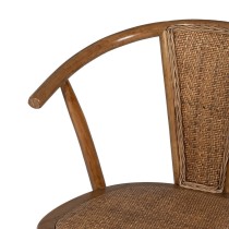 Dining Chair Brown 55 X 50 X 81 CM